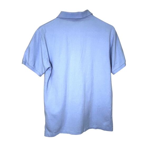 Ralph Lauren Polo Shirt Blue Short Sleeve Collared Knit Preppy Boys Large 14-16 - Picture 2 of 4